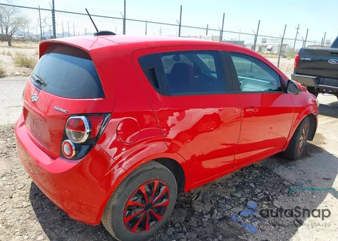 2016 Chevrolet Sonic Ls Auto из США, поврежденный, VIN 1G1JA6SH8G4154944